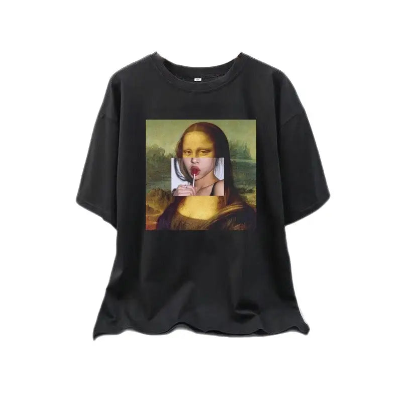 Mona Lisa lollipop T-Shirt