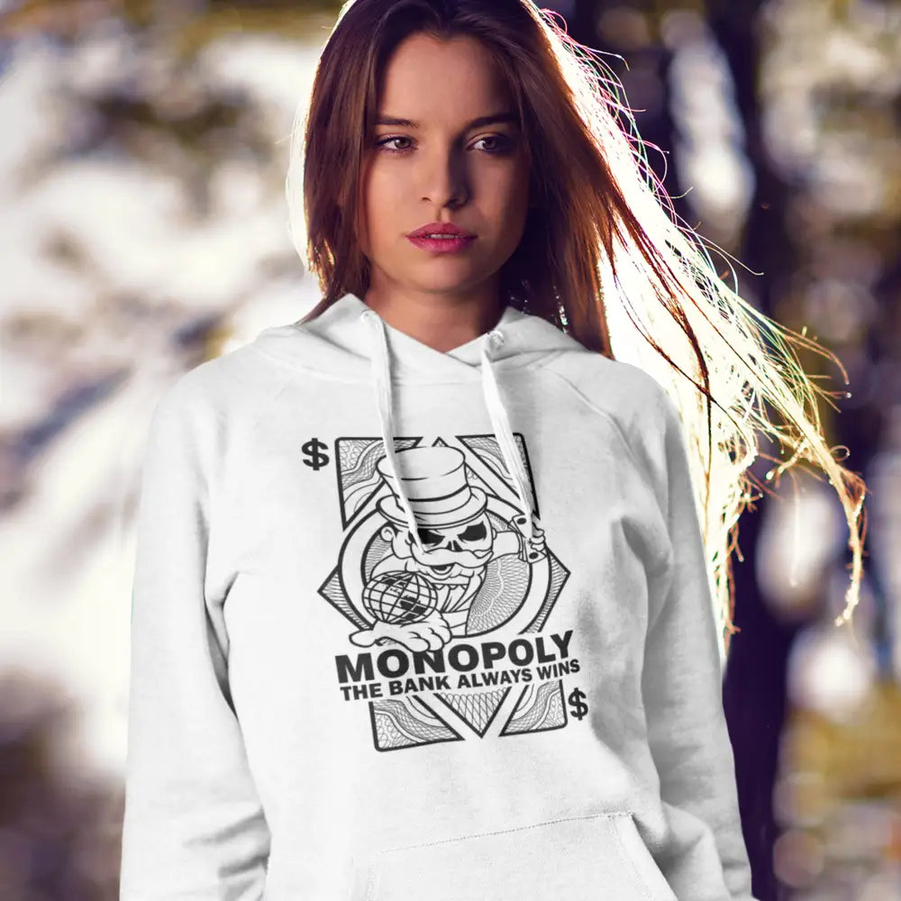 Monopoly The Bank Always Wins Hoodie