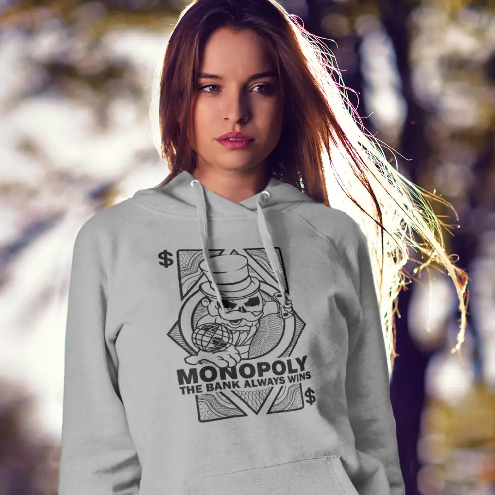 Monopoly The Bank Always Wins Hoodie