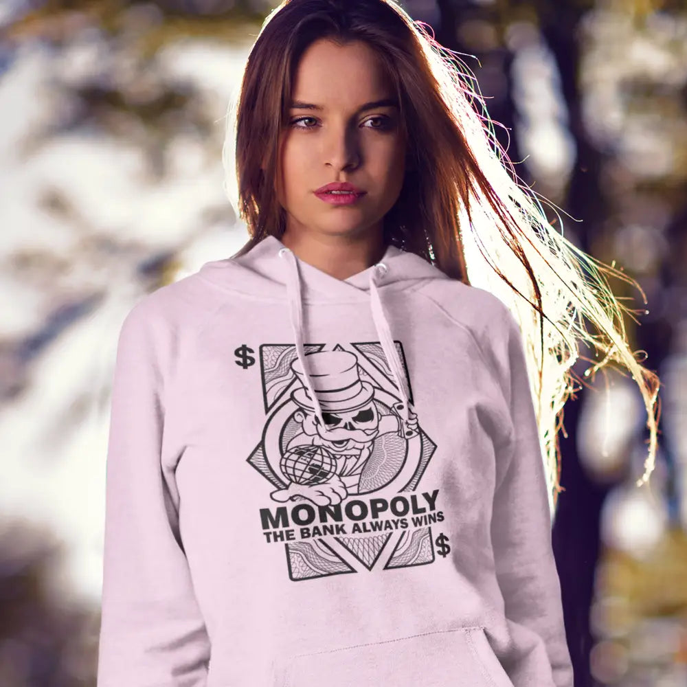 Monopoly The Bank Always Wins Hoodie