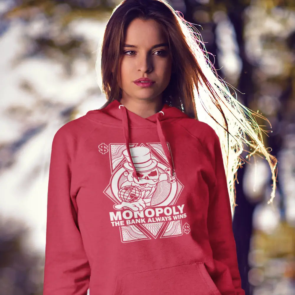 Monopoly The Bank Always Wins Hoodie