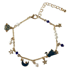 Moon and Cat Lover Bracelet