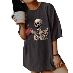 Moon and Stars Skull T-Shirt