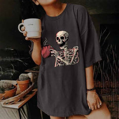 Moon and Stars Skull T-Shirt for Men Women