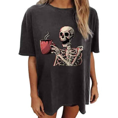 Moon and Stars Skull T-Shirt