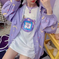 Moon Korean Style Kawaii Shirt