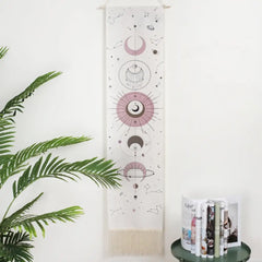 Moon Phase Tapestry Wall