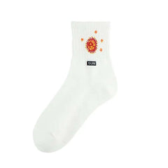 Moon Sun and Planets Socks - One size