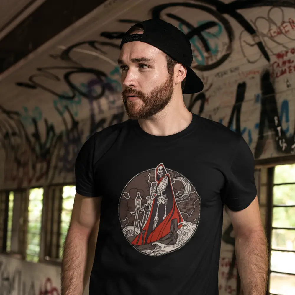 Morte Nostra T-Shirt Original Version with Skeletal Design