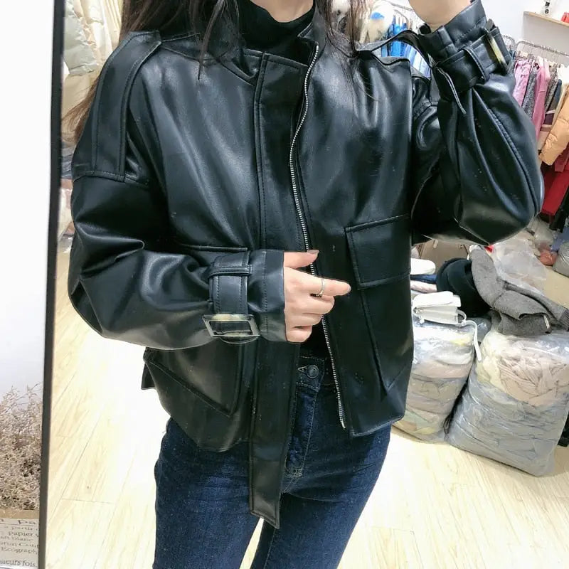 Motorcycle Big Pocket Loose Jacket