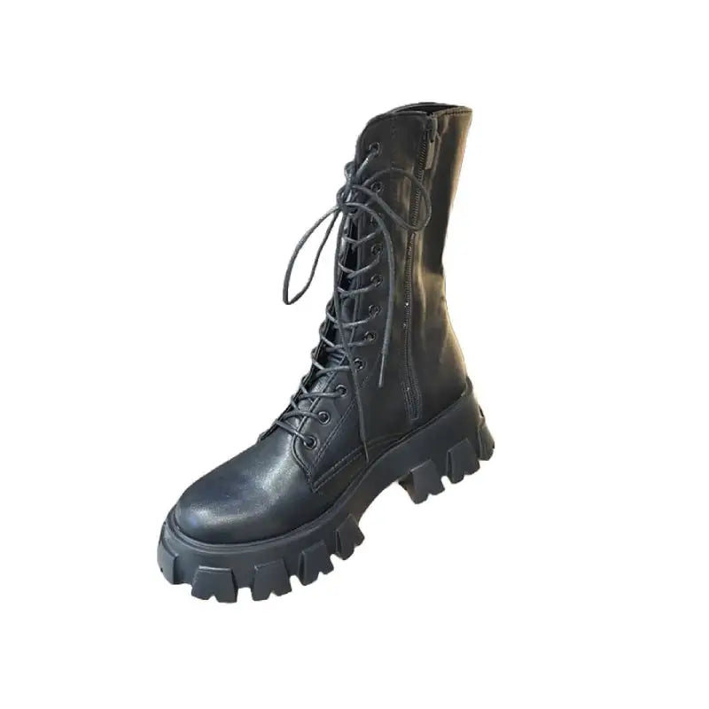 Motorcycle Vegan Ankle Boots