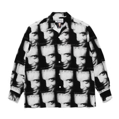 Multi Graphic Print Long Sleeve Shirt