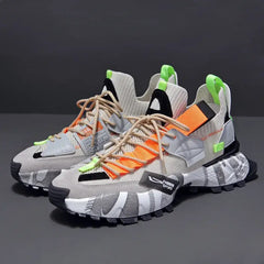Multicolor Aesthetic Chunky Lace Up Sneakers Euro Size