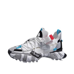 Multicolor Aesthetic Chunky Lace Up Sneakers Euro Size