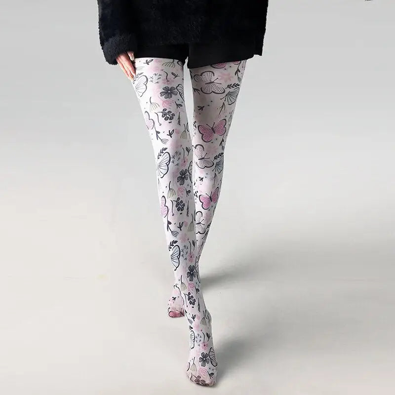 Multiple Designe Print Tights