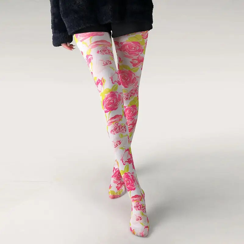 Multiple Designe Print Tights