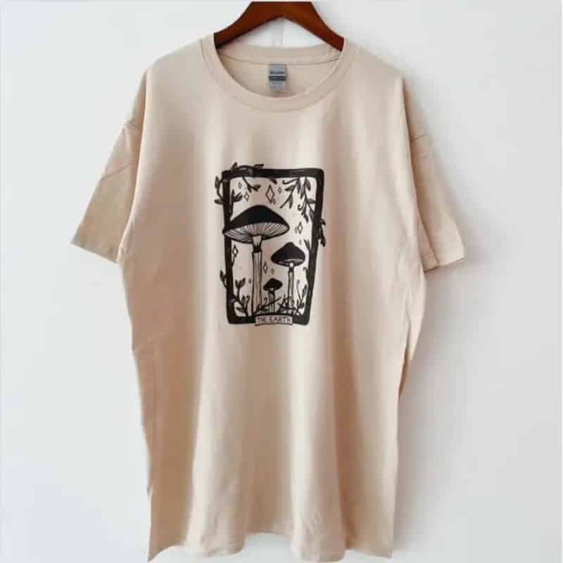 Mushroom Fan Club Retro Cute T-Shirts