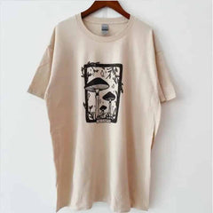 Mushroom Fan Club Retro Cute T-Shirts