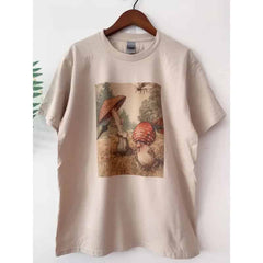 Mushroom Fan Club Retro Cute T-Shirts