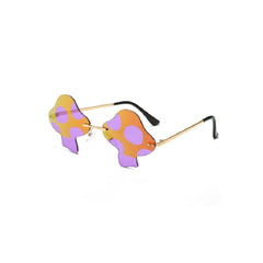 Mushroom Rimless Glasses - Sunglasses