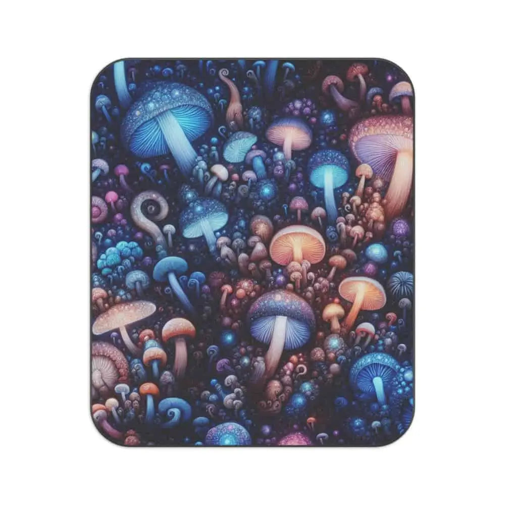 Mushrooms Picnic Blanket with Whimsical Pattern 61’’ × 51’’