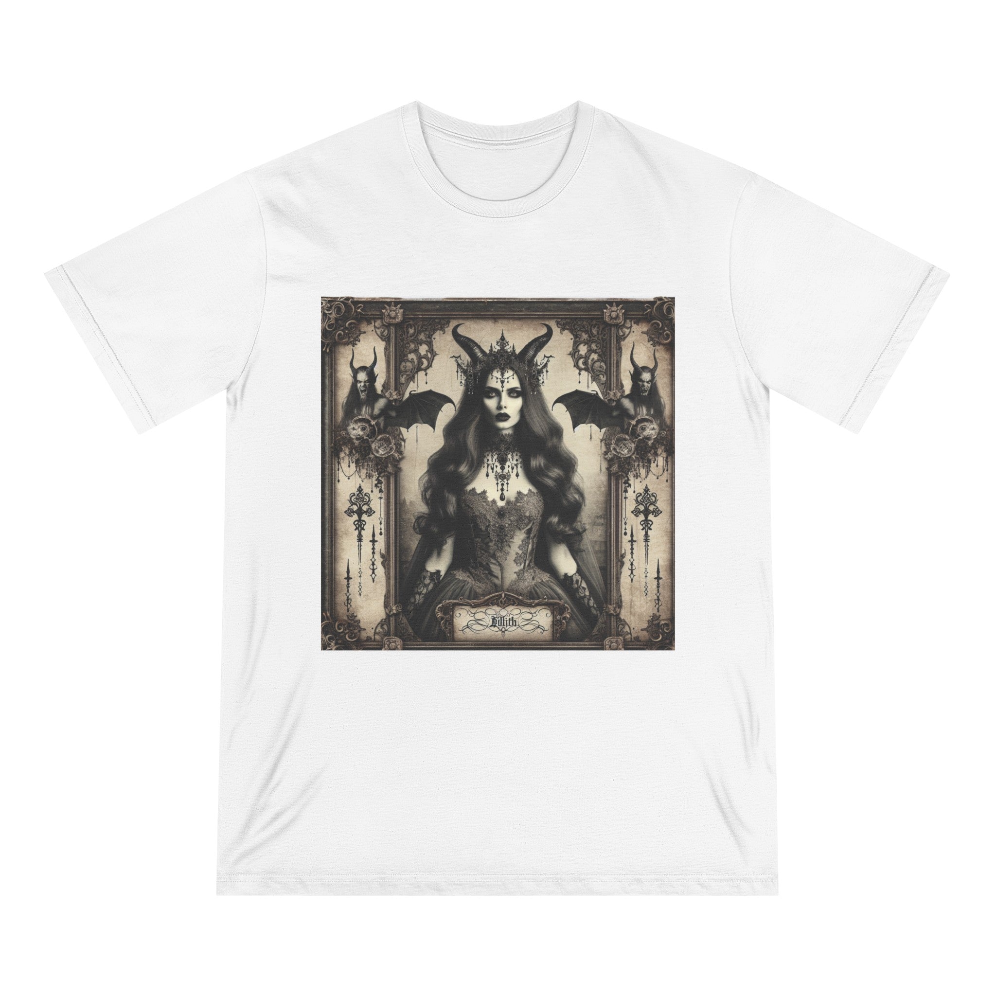 ’Mystic Enchantress: Lilith T-shirt’ - White / XS - T-Shirt