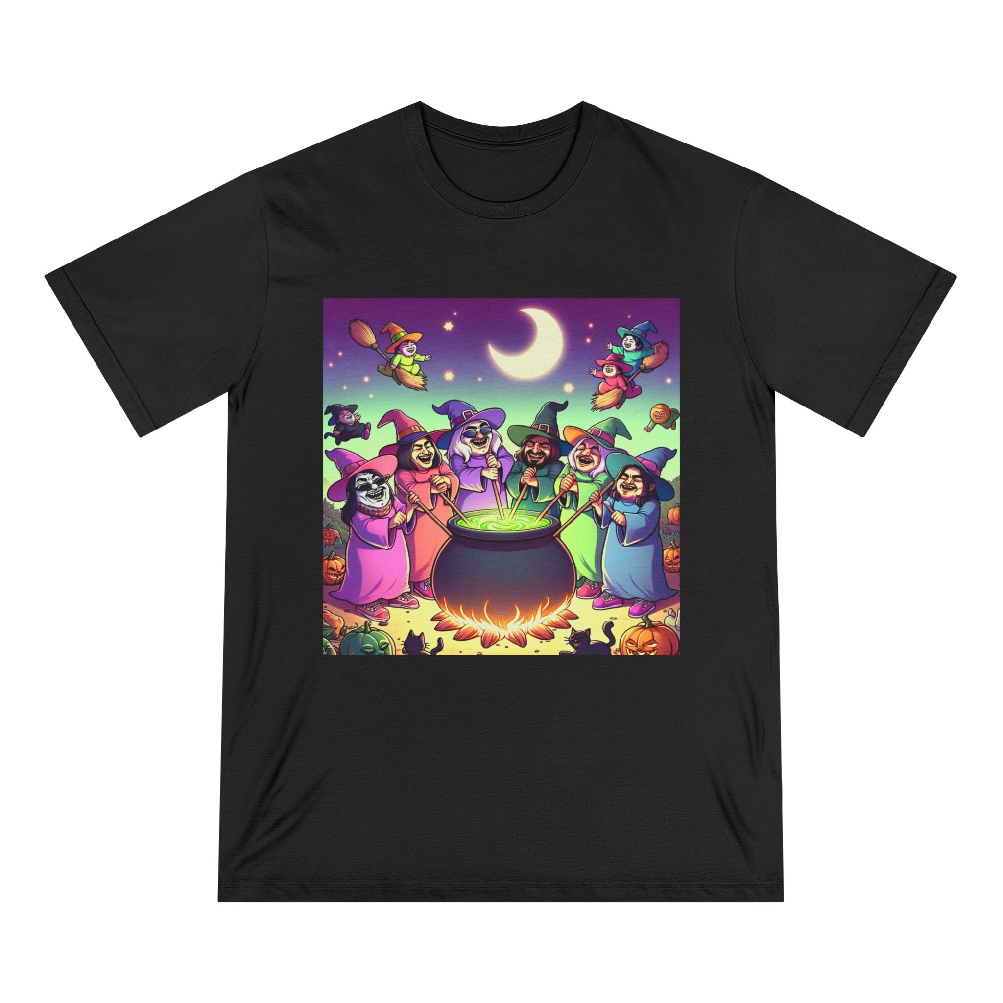 Mystic Moonlight Melange Witches Tee Black / XS