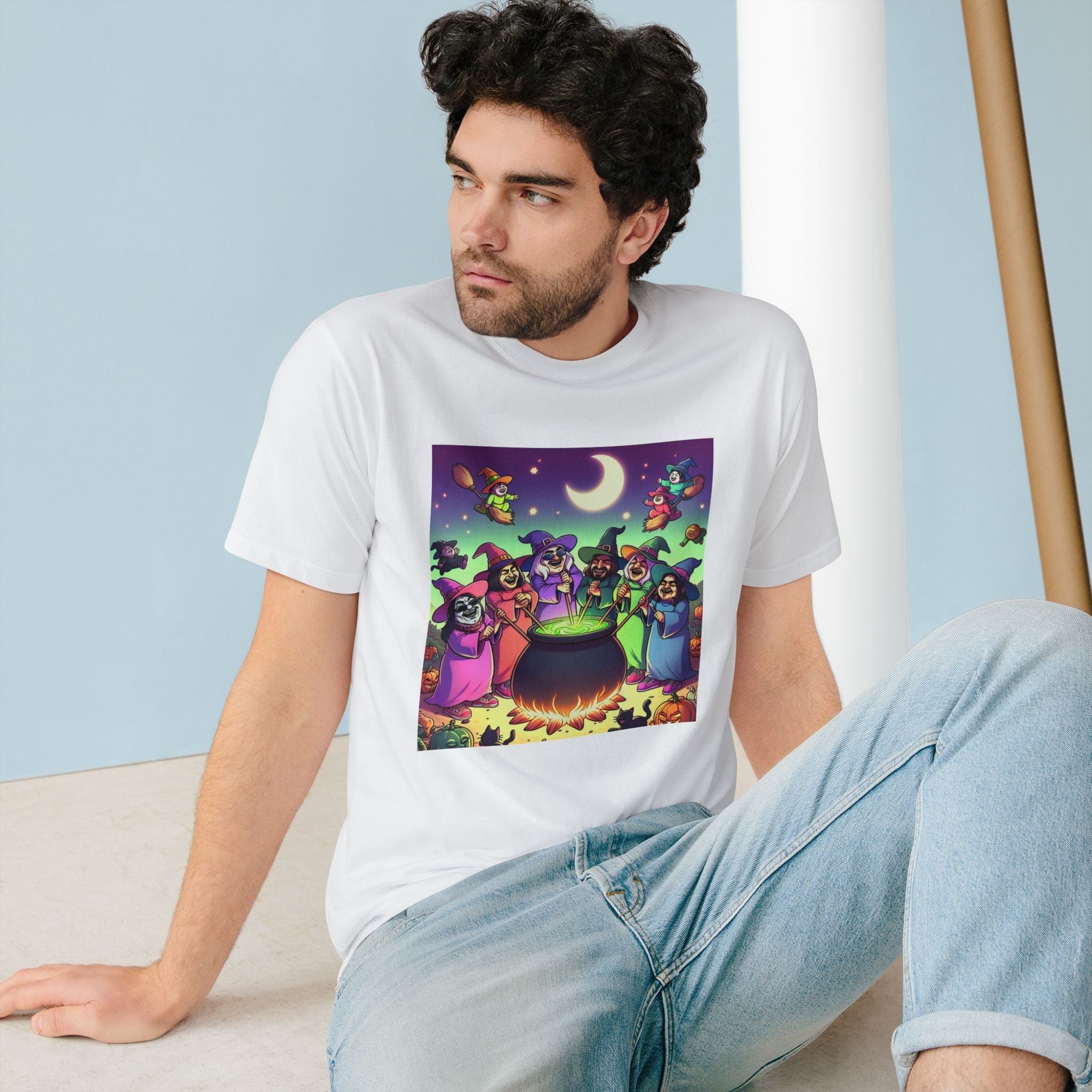 Mystic Moonlight Melange Witches Tee