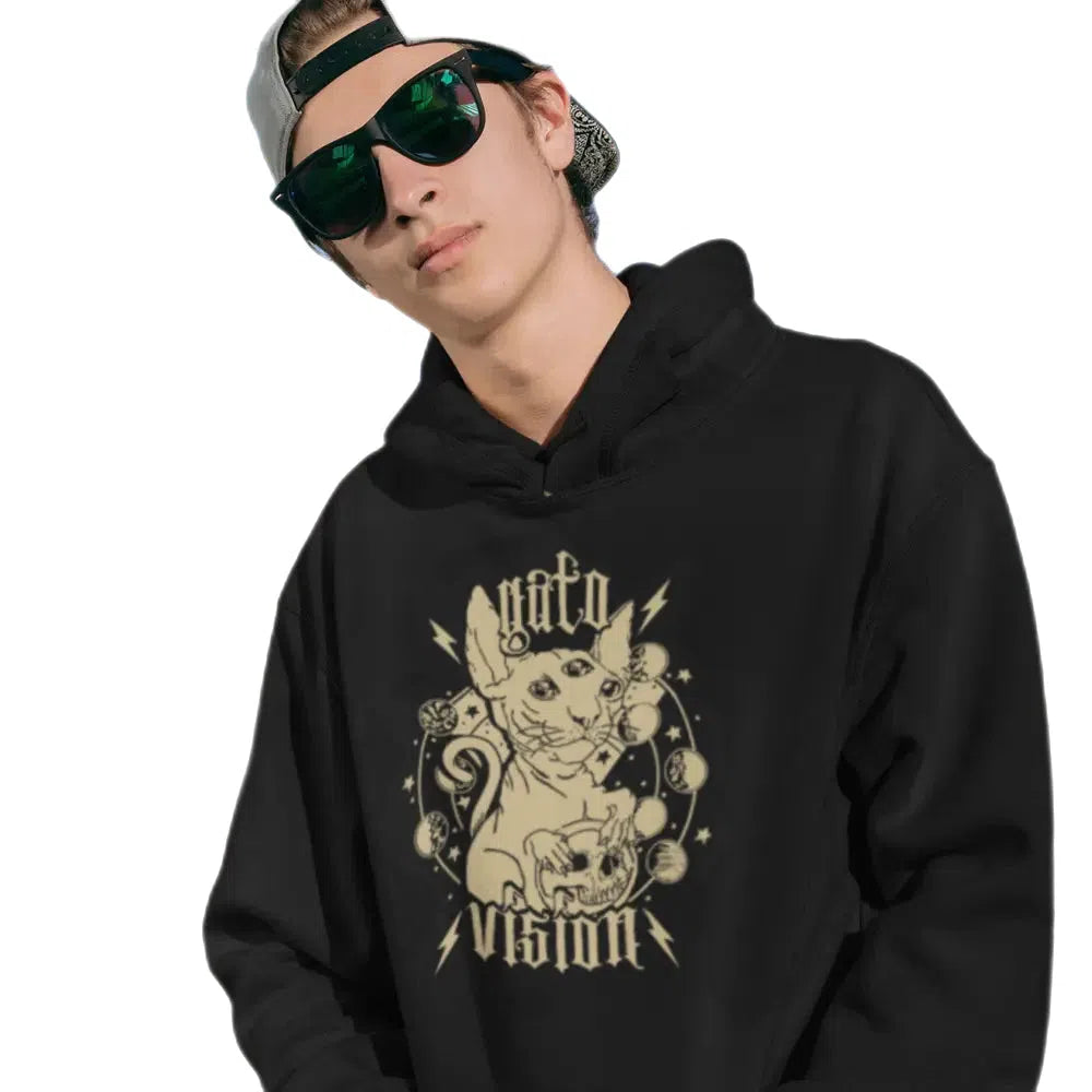 Mystical Cat Vision Urban Hoodie