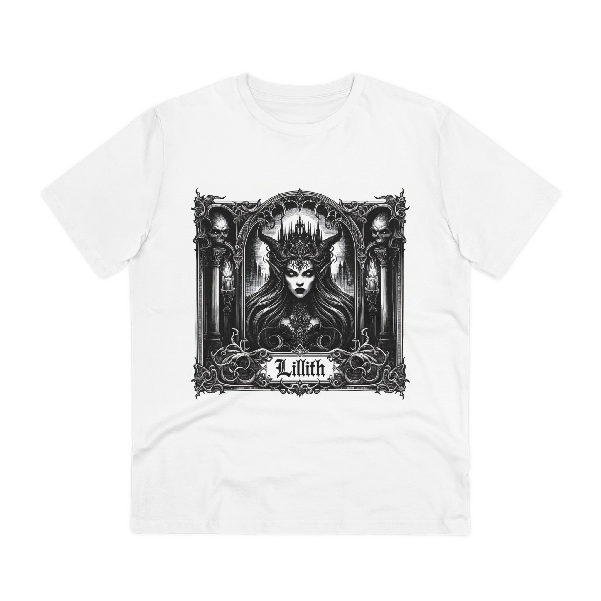 ’Mystique of Lilith - Enchanting T-shirt’ - White / XS