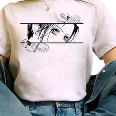 Nana Japanese Anime Round Neck Short Sleeve T Shirt Eyes