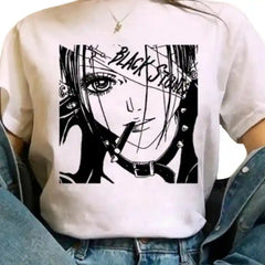 Nana Osaki O Neck T Shirt for Anime Fans Girl Smoke / XS