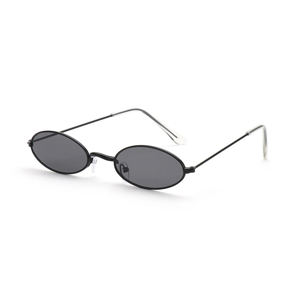 ND2 400 adjustable dimming round sunglasses in gold and black frame detail close-up
