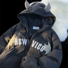 New Vigo Horned Hooded Jacket