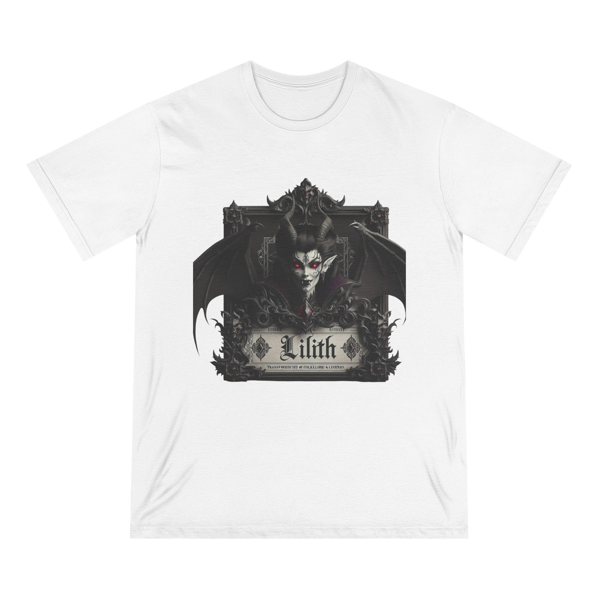 ’Night Enchantress - Lilith T-Shirt’ - White / XS - T-Shirt