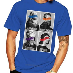 Ninja Artist Renaissance Vaporware T-Shirt - Sky Blue / XXS