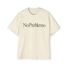 No Problemo Oversized TShirt Casual Cotton Top Butter / S