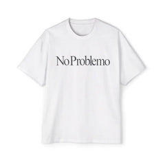 No Problemo Oversized TShirt Casual Cotton Top White / S