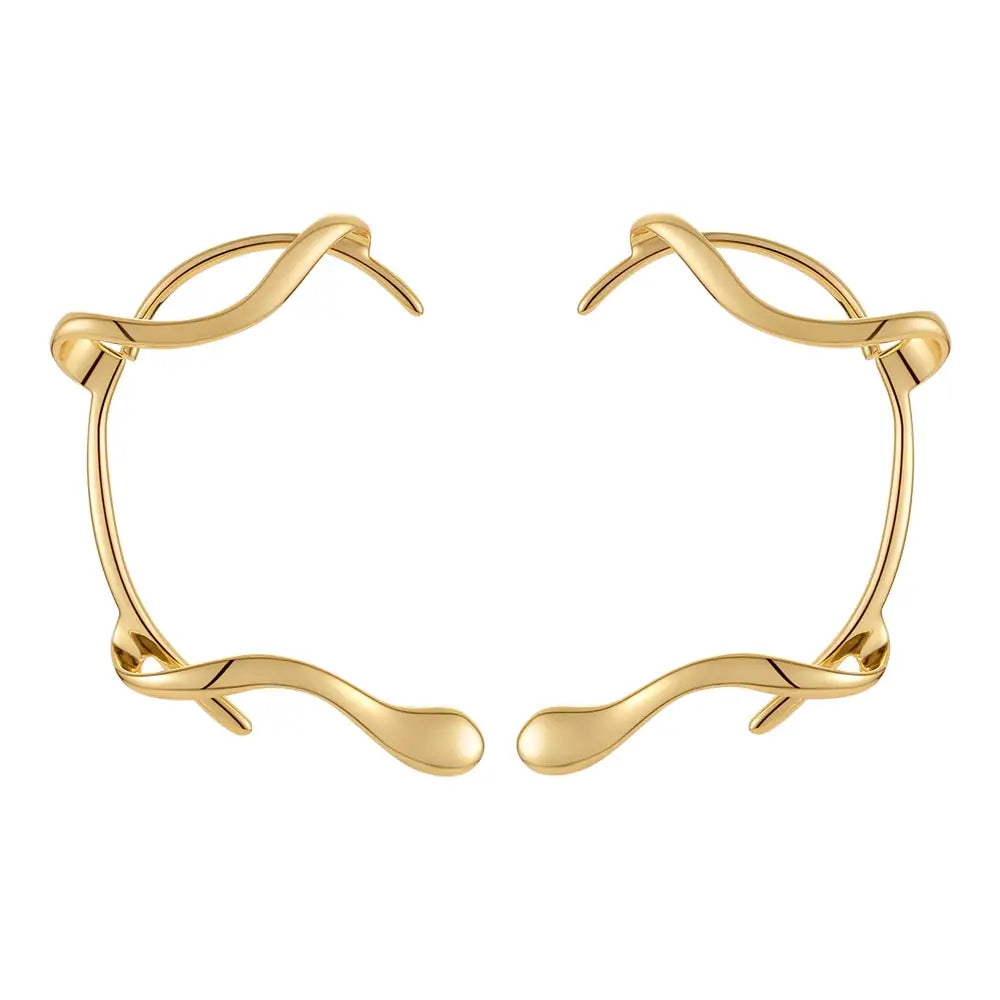 Non-Piercing Branches Ear Gold Color