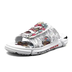 Non Slip Embroidered Leisure Sandals in Inches Euro Size