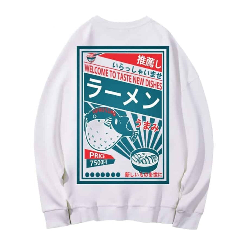 Noodle Dish Japanese Harajuku Sweatshirts
