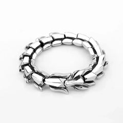 Nordic Vikings Ouroboros Stainless Steel Bracelet