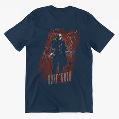 Nosferatu 1922 T Shirt with Max Schreck Design Navy / S