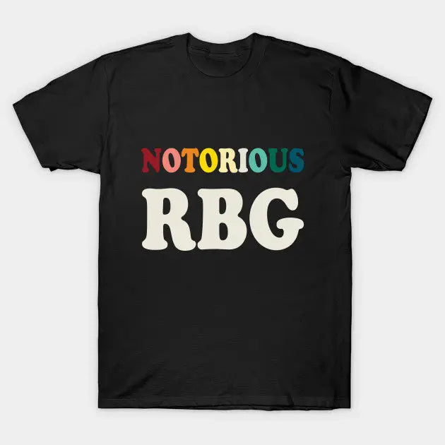 Notorious RBG American Judge T-Shirt Black / XS