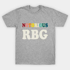 Notorious RBG American Judge T-Shirt Grey / XS