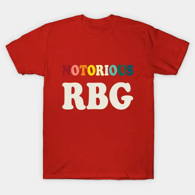 Notorious RBG American Judge T-Shirt Red / XS