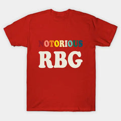 Notorious RBG American Judge T-Shirt Red / XS