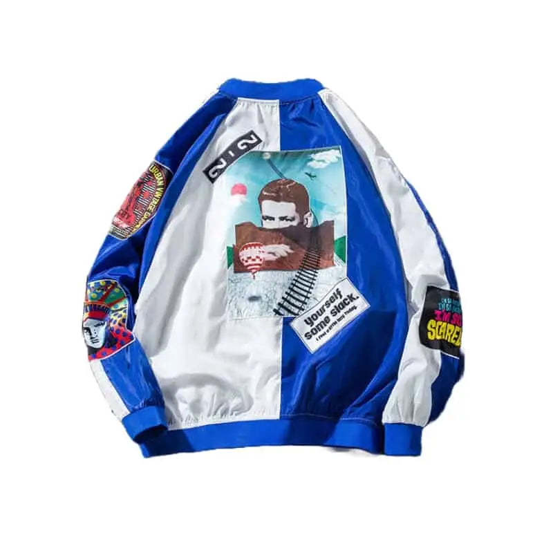 NYC II Bomber Zipper Jacket for Men