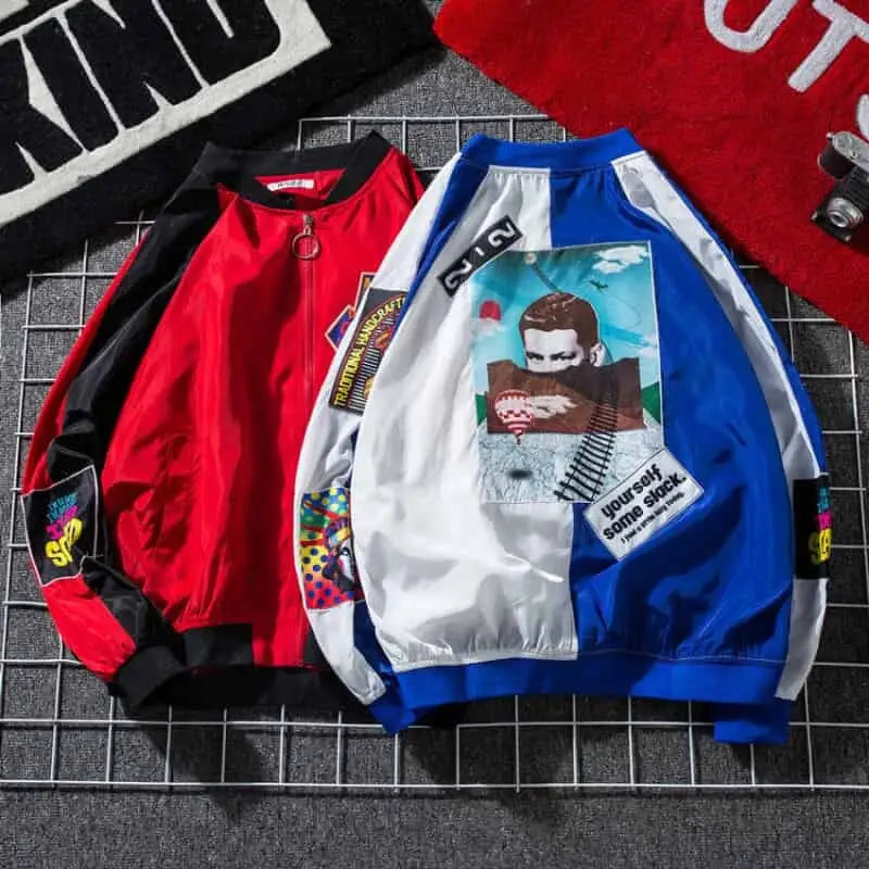 NYC II Bomber Zipper Jacket for Men