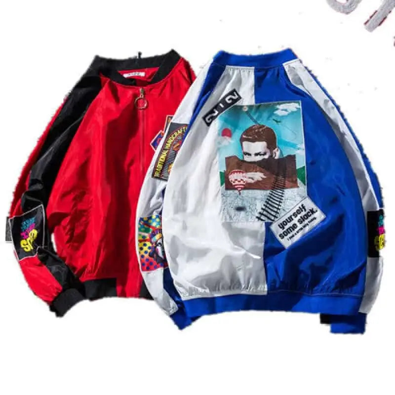 NYC II Bomber Zipper Jacket for Men